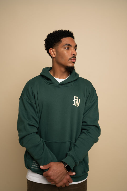 Runway in Heaven Green Angel Hoodie