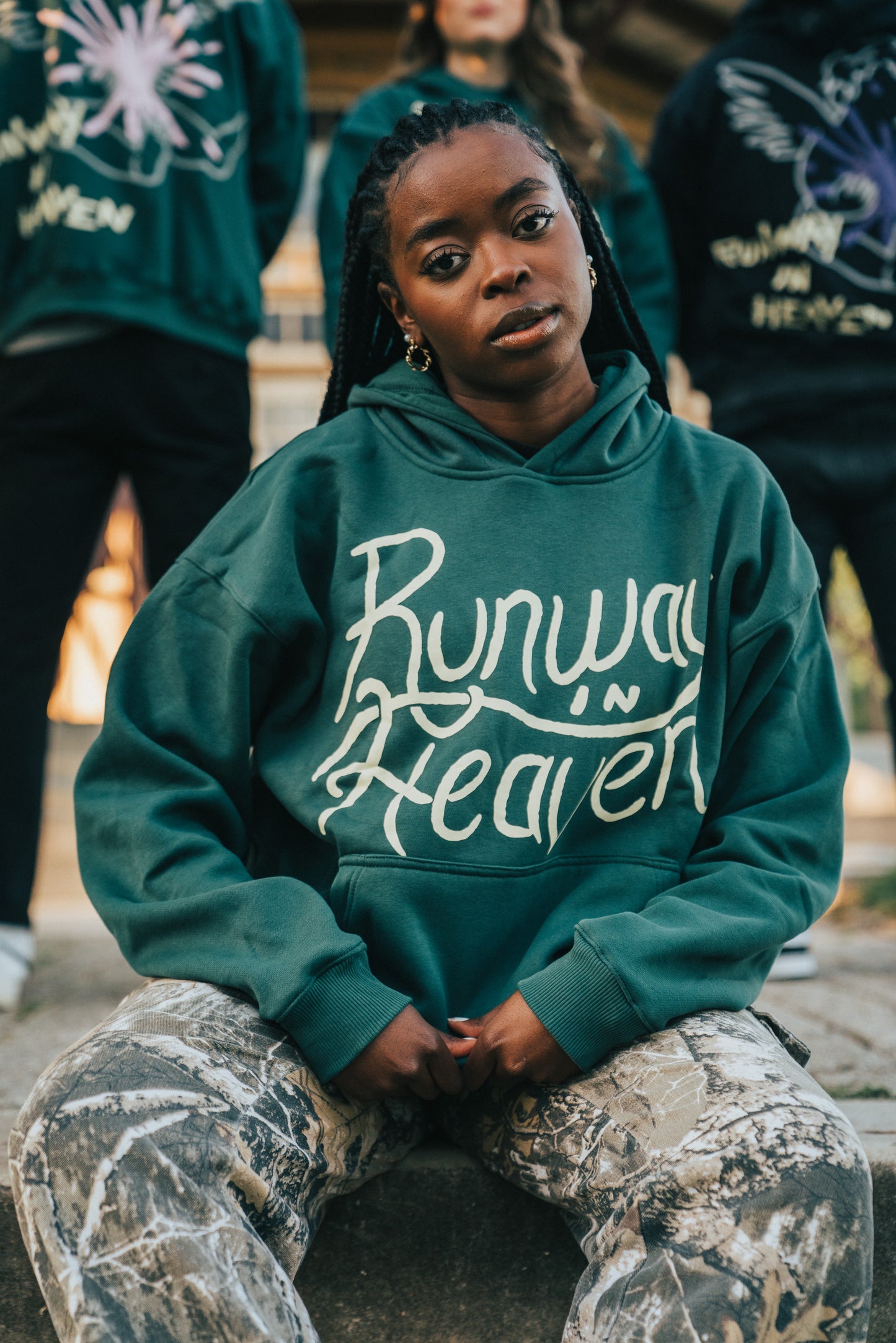 Runway in Heaven Logo Hoodie